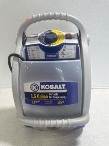 (1) Kobalt 1.5 Gallon Portable Air Compressor