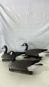 (3) Canada Goose Floater Decoy