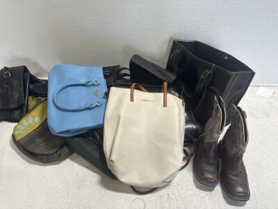 Large Lot Of Assorted Bags/ Purses- Michael Kors, Pegaso, Haiku & More!