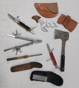Camp Ready Knife and Tool Lot