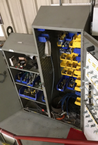 Large Metal Tool Cabinet full of Connectors Fittings Hoses and More