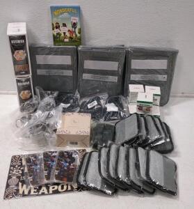 Box of Abundance Amazon Returns: Steel Coffee Camping Cups, Hair Removal Pads, Power Cords, & Much More