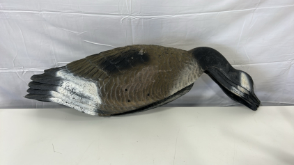 (6) Large Sport Plast Goose Geese Decoy Hollow Shell Stackable Made In Italy 2 Different Types