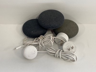 (3) Google Home Minis