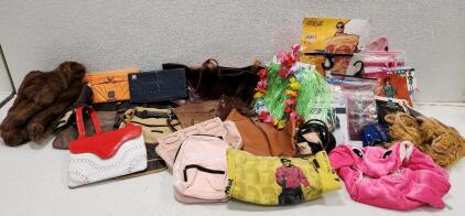 Assorted Costumes, Bags, And White Stag Clothing