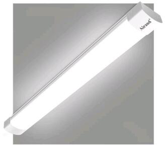 (2) Airand LED Tube Lights, 4FT W/ Plug, Linkable, 36W, 5000K, 36W