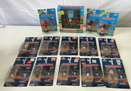 (4) Headliners Baseball Figurines Including Deion Sanders (10) Headliner Basketball Figurines Including Dennis Rodman