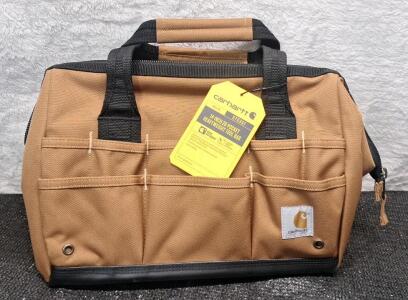 (1) Carhartt CT0351 / 14-Inch, 26- Pocket Heavyweight Tool Bag