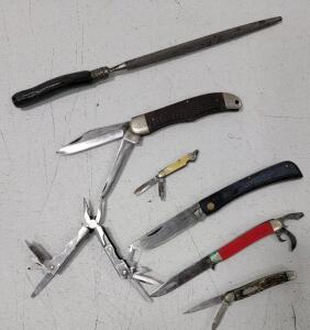 (5) Knife and Multitool Lot