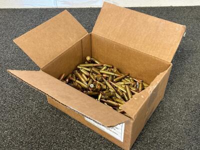 Box With Mixed Ammo: 6.5 Creedmoor, 7.62x51, 8mm, .223 rem, 9mm Luger, 45 Auto, And 40 S&W (Unknown Quantity)