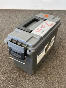 Ammo Box Of 7mm Ammunition (Unknown Quantity)