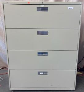 4 Drawer Filing Cabinet H 4&rsquo; 6&rdquo; W 3&rsquo; 6&rdquo; L 1&rsquo; 7&rdquo;