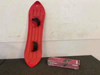 New Yakima Skyline Towers (Set Of 3), And Slippery Racer Kids Snowboard