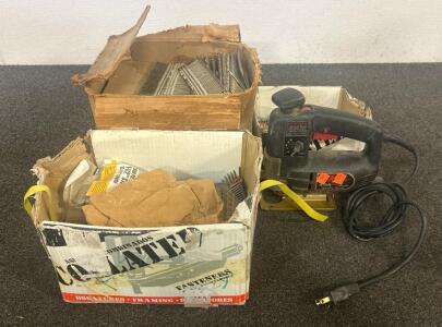 (1) Skil Saw And Nails For Nail Guns
