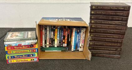 DVDs And VHSs Including Season 1,2,3 And 4 Of That 70s Show, North American Hunting Odyssey, And More