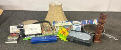 Fly Swatters, (1) Box Of Jig Assembly, Pans, And More