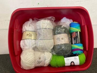 Tote Of New Yarn