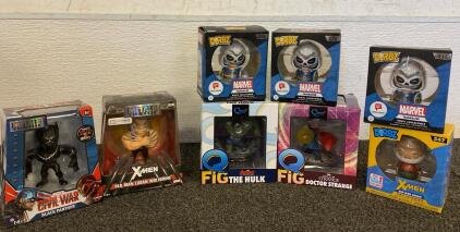 Marvel Dorbz, QMX, And Metals Die Cast Collectible Figurines (10) Total