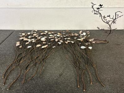 Home Decor Incuding (1) Jewelry Holder And (2) Wall Decorations