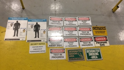 17 Safety Danger Caution Signs