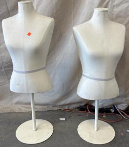 (2) Mannequins H 3&rsquo; W 1&rsquo; 1.5&rdquo; L 8&rdquo;