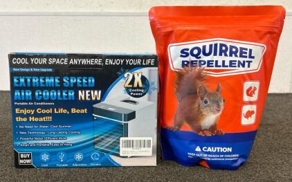 (1) BRAND NEW!!! Extreme Speed Air Cooler And (1) Squirrel Repellent