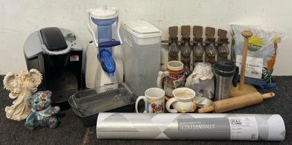 Kitchenware & Home Goods Including Keurig Coffee Maker, Black & Decker Arctic Twister Ice Cream Maker, Wallpaper, Cactus & Succulent Potting Mix & More