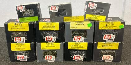 (11) Boxes Of Various Nails And Screws