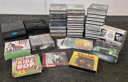 CD Bundle! 3 CD Cases, 52 CD Singles And Sets