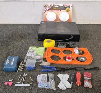 Hercules Drill Bits, Wire Brush Set, Screws, Smoke Alarm, Escient Power Box And More!