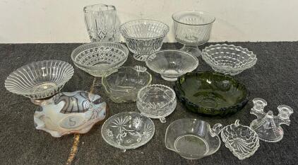 Vintage Glass & Crystal Tableware
