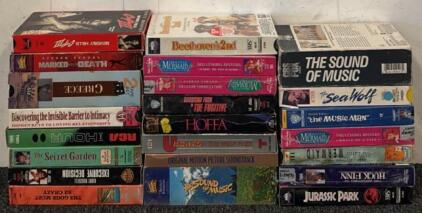 Collection of (30)+ VHS&rsquo;s