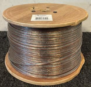 Steren 1000ft 18AWG Clear Economy Speaker Cable