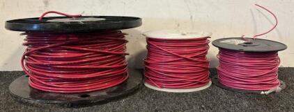 (3) 500ft Spools of Stranded Copper Wire