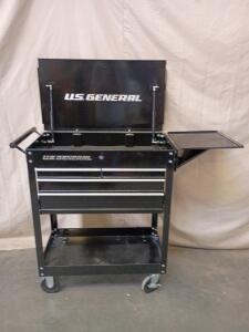 U.S. General 38" X 30" X 17"., 4-Drawer Tech Tool Cart