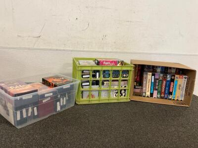 (4) Boxes Of VHS Tapes