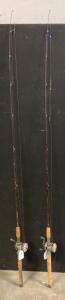 (2) Fenwick HMG Iron Hawk Graphite Fishing Poles