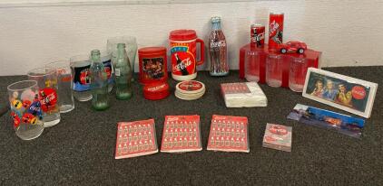 Vintage Coca-Cola Glasses, Coasters, Napkins, Invitations And More