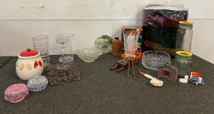 Blanket, Glassware, Crystal Dishes, Decor, And More