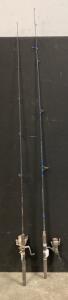 Sportfisher 350 GTR, And Maxxar Cardinal Fishing Poles