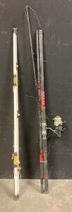 Silstar Performance Plus Davies Graphite Comp Fishing Pole And SouthBend Seahawk Fishing Rod