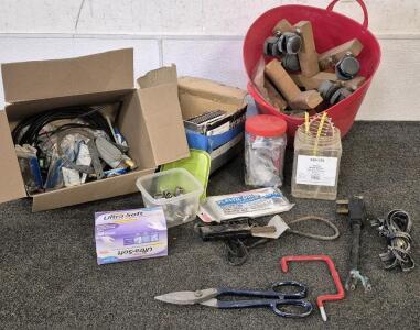 Box Of Framers Nails, Sockets, Miscellaneous Tools And More!