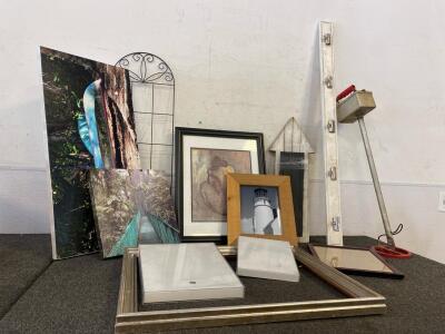 Canvas&rsquo;, Framed Pictures, Arrow Signs, Clip Mantle, Metal Detector And More