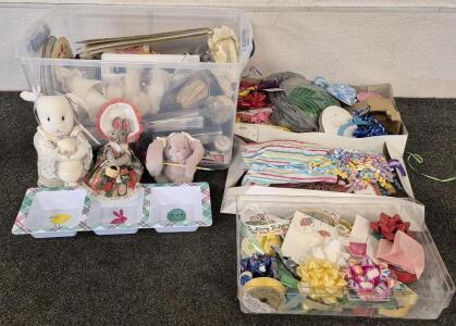 Crafts, Holiday Decor, Bows, Ribbons, Tags, Bags And More!