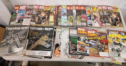 Lot of Rod & Kulture, Hot Rod Deluxe, Street Rodder and Shotgun News Magazines
