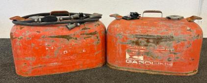 (2) Vintage 6 Gallon Marine Fuel Tanks
