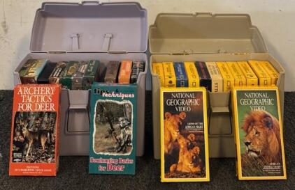 Deer Hunting Tips Tapes & National Geographic VHS&rsquo;s