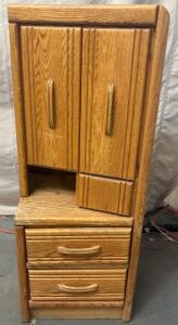 Corner Cabinet H 4&rsquo; 4&rdquo; W 1&rsquo; 9&rdquo; L 1&rsquo; 4.5&rdquo;
