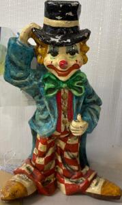 Vintage Paper Mache Clown