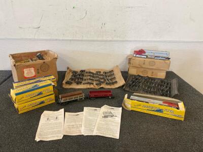 Vintage Gilbert American Flyer 3/16&rdquo; Scale Trains, Tracks, Station And More